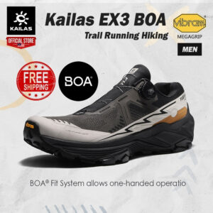 Kailas FUGA EX 3 BOA Trail Running Hiking Shoes with Vibram MEGAGRIP EX3 BOA - Men