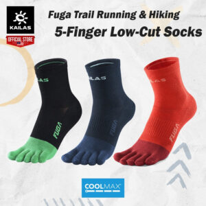 Kailas Low-cut 5-Finger Coolmax Trail Running Socks - Unisex