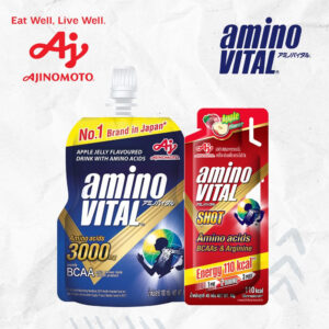aminoVITAL Amino Acids Blue Pouch 100g & Red Shot 45g - Reduces Fatigue And Muscle Damage
