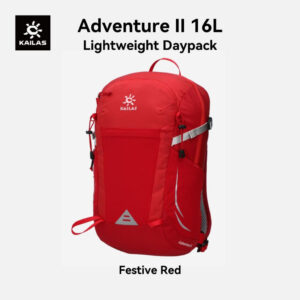 Kailas Adventure II Lightweight Compact Trekking Hiking Backpack 16L - Festive Red