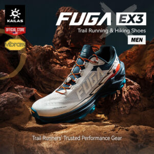 [NEW] 2025 Kailas FUGA EX3 Trail Running Hiking Shoes with Vibram MEGAGRIP - Men