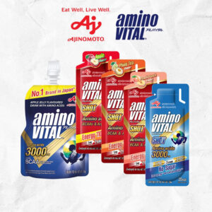 aminoVITAL Amino Acids Blue Pouch 100g & Red Shot 45g - Reduces Fatigue And Muscle Damage